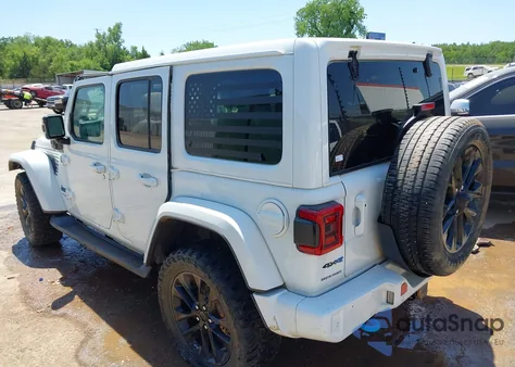 2021 Jeep Wrangler 4Xe Unlimited High Altitude 4X4 из США, поврежденный, VIN 1C4JJXP68MW716328